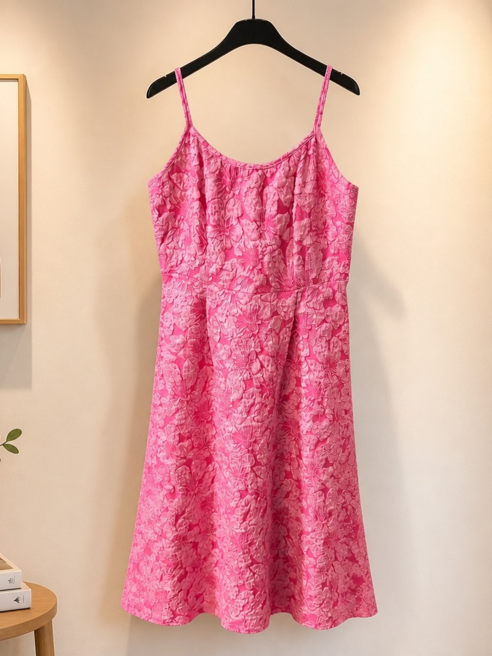Freya Pink Floral Midi Dress